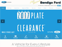Tablet Screenshot of bendigoford.com.au